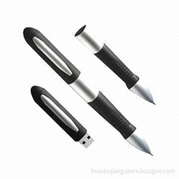 Pen USB Flash Drive, 128MB-64GB Capacity, User-defined Color, 5-years Warrant, USB 2.0